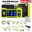 Jdiag M300 Full Version Motorcycle Diagnosis Tool Fault Code Reader OBD2 Scanner. Fixed Price $229.99.