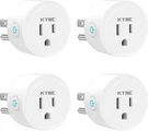 Ktmc Smart Plug 4 Pack, Alexa & Google Home Compatible, No Hub White. Fixed Price $34.08.