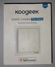 Koogeek KH01 Smart Light Dimmer (two Gang) Original Box -white. Fixed Price $32.00.