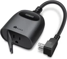 Kasa Wi-fi Outdoor Smart Plug W/ Cord IP64 Waterproof, Voice/app Control, Timer. Fixed Price $14.99.