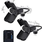 PQR22 Outdoor Smart Dimmer Plug Waterproof 2* Sockets, Black. Fixed Price $80.36.