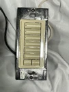 Lutron Homeworks STRD-6BRL Button Raise/lower Ivory. Fixed Price $80.00.