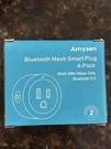 Amysen Smart Plug Bluetooth 5.0 Mesh 4 Pack Compatible With Alexa Only Nib. Fixed Price $12.99.