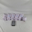 Lot Of 6 Goronya J-tech Wireless Remote Control Socket Plug Ins. Fixed Price $17.10.