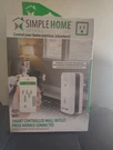 Simple Home XWS7-1001-WHT Smart Controlled Wi-fi Wall Outlet New. Fixed Price $14.99.