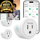 Ghome Smart Plug, Wifi Plugs Work With Alexa And Google Home, White. Fixed Price $40.84.