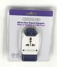 Infinitive All-in-one Travel Adapter With 3 Outlets & Usb Port. Fixed Price $12.95.