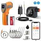 Inkbird Automatic Smoker Fan Controller Wifi Bluetooth Infrared Thermometer Gun. Fixed Price $99.99.