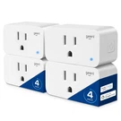 Smart Plug Mini 15A Wifi Outlet 4-PACK, Compatible With Alexa Google Home, No Hu. Fixed Price $53.99.