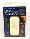 Lutron TT-300NLH-WH Watt Incandescent Halogen Lamp Dimmer White New Nos. Fixed Price $19.95.