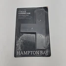 Hampton Bay Adapter With Black Cover 2400W Connect 3 Tracks. Fixed Price $14.00.