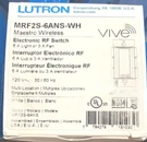 Lutron MRF2S-6ANS-WH Vive Maestro Wireless MRF2-6ANS-WH Ships Same Day. Fixed Price $139.99.