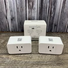 Refoss Smart Wi-fi Plug Mini 2 Pack MSS110 Us Ver 4.0 White New Open Box. Fixed Price $9.99.