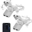 Outdoor Smart Dimmer Plug 2* Sockets (one Is Dimmable), Whitesmoke. Fixed Price $59.78.