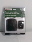 Outdoor Wireless Remote Control Utilitech With 2 Outlets New 0357410 Black. Fixed Price $11.99.