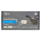Ge Cync Indoor And Outdoor Smart Plug Bundle, 2 Pack, 1. Fixed Price $22.07.