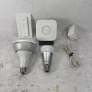 Philips Hue Lot Bridge, Dimmer Switch & 2 Smart Led Bulb White Color Tested. Fixed Price $66.49.