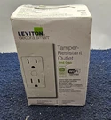 Leviton Z02-D215R-2RW: Decora Smart Outlet Tamper-resistant 15A, Wi-fi 2ND Gen. Fixed Price $40.99.
