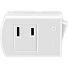 Leviton 13 Amps Double Pole Rocker Plug-in Switch Tap White. Fixed Price $8.95.