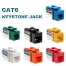 CAT6 Keystone Jack 8P8C 110 Punchdown RJ45 Ethernet Degree Plug Pack Lot. Fixed Price $857.35.