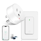 Wifi Smart Outlet Plug With Remote, Electric Wall Switch,compati. Fixed Price $41.99.