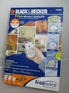 Black & Decker 5 Piece Wireless Indoor Outdoor Lighting Kit FW3000 Freewire. Fixed Price $20.00.