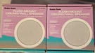 Set Of 2 Vintage Radio Shack Realistic Flush-mount Ceiling/wall Speakers. Fixed Price $15.00.