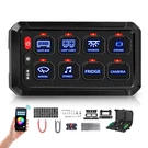 Wireless Switch Panel Rgb 8 Gang App Remote Control Led Light Relay System Box. Fixed Price $107.99.