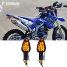 2X 10MM Led Turn Signal Light Mini Indicators For Yamaha WR250R WR125 WR450F 500. Fixed Price $11.72.
