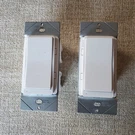 Ge/jasco My Touch Smart In Wall Wifi Switches (2) Model MTS5404 41147 White. Fixed Price $45.00.